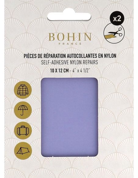 Peças de reparação autocolantes em nylon Bohin - Lilás