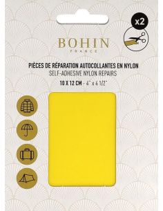 Peças de reparação autocolantes em nylon Bohin - Amarelo