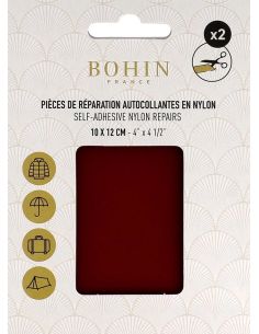 Peças de reparação autocolantes em nylon Bohin - Bordeaux