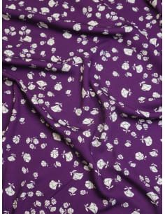 Tecido sarja viscose Puff - Violeta 2