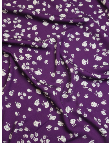 Tecido sarja viscose Puff - Violeta