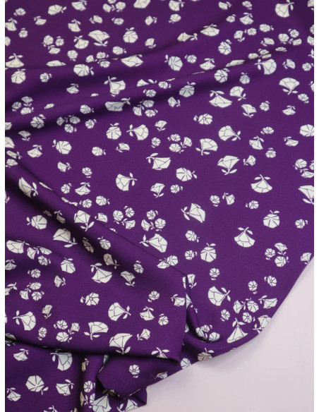 Tecido sarja viscose Puff - Violeta