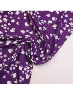 Tecido sarja viscose Puff - Violeta