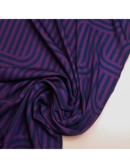 Tecido sarja viscose Ziggy - Violeta