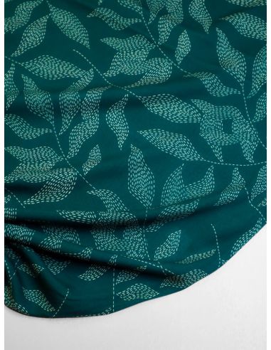 Tecido sarja viscose Lulu - Verde pinho