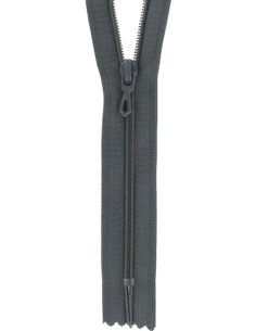Fecho de correr de nylon - Cinza antracite