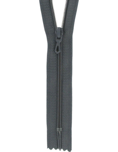Fecho de correr de nylon - Cinza antracite