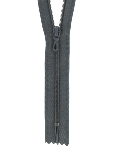 Fecho de correr de nylon - Cinza antracite