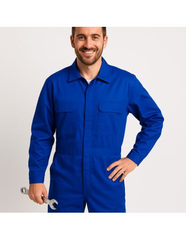 Tecido sarja de trabalho - Azul royal