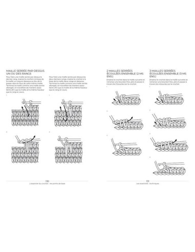 Livre l'essentiel du crochet points de base