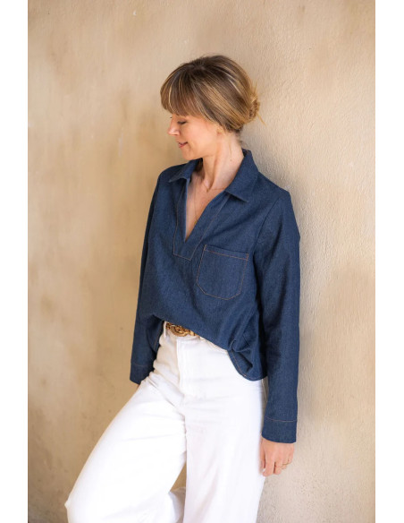 Molde de blusa e vestido Ambre - Joli Lab