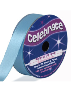Fita de cetim Celebrate azul claro - 13 mm x 6 metros