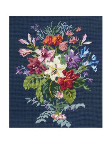 Kit Canvas Penélope DMC - Bouquet