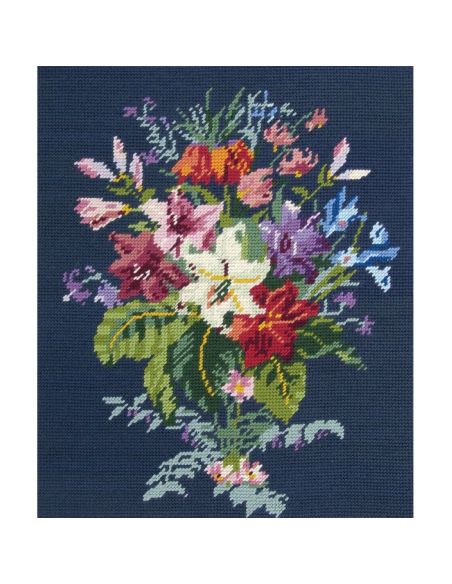Kit Canvas Penélope DMC - Bouquet