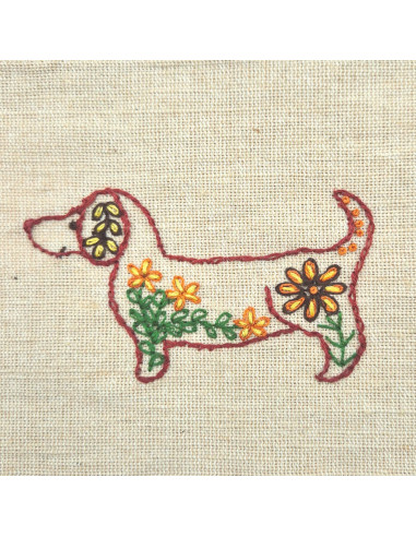 Folhas de transferência de bordado hidrossolúveis - Cães folclóricos