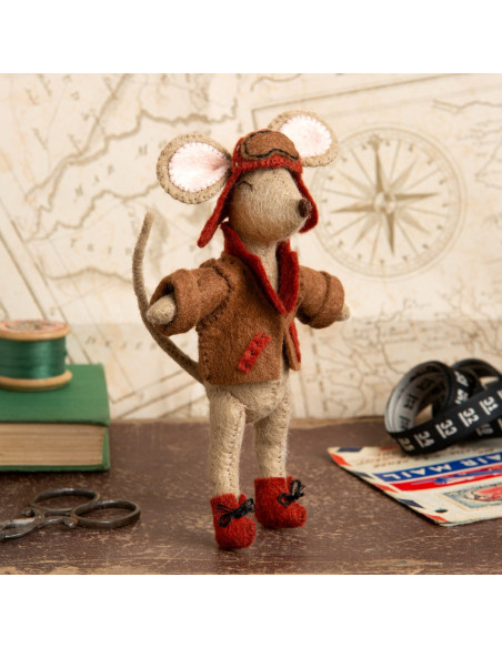 Mini kit feltro - Pequeno rato folclórico