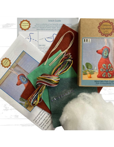 Mini kit de feltro - Cães folclóricos
