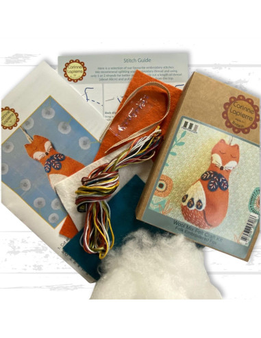 Mini kit feltro - Raposa folclórica
