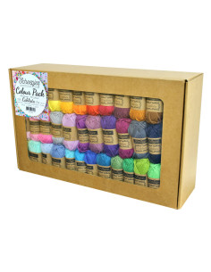 Caixa de 109 mini novelos Scheepjes Cahlista Colour Pack