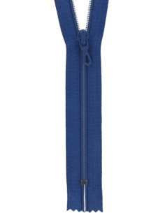 Fecho de correr de nylon - Azul bugatti