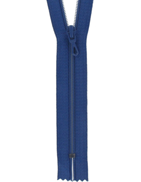 Fecho de correr de nylon - Azul bugatti