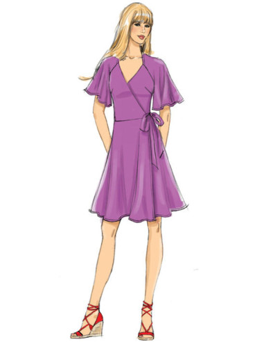 Molde de vestido - Butterick 6554