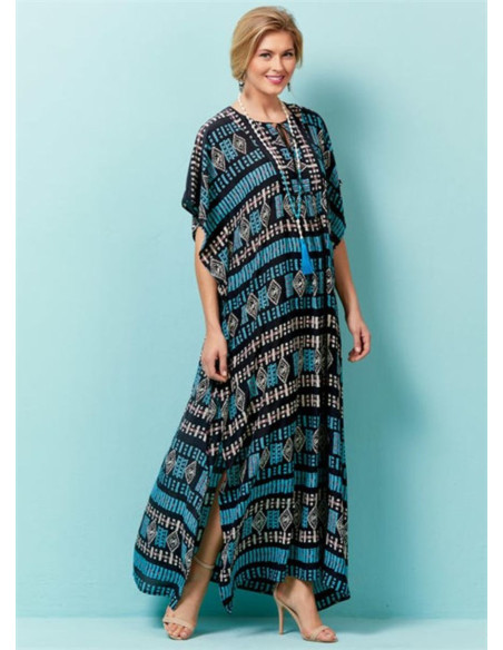 Molde de blusa, túnica e caftan - Butterick 6559