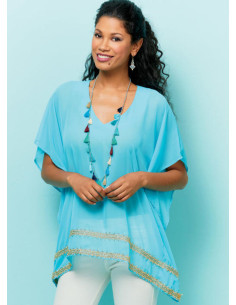 Molde de blusa, túnica e caftan - Butterick 6559 2