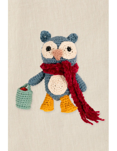 Kit amigurumi - Coruja na horta