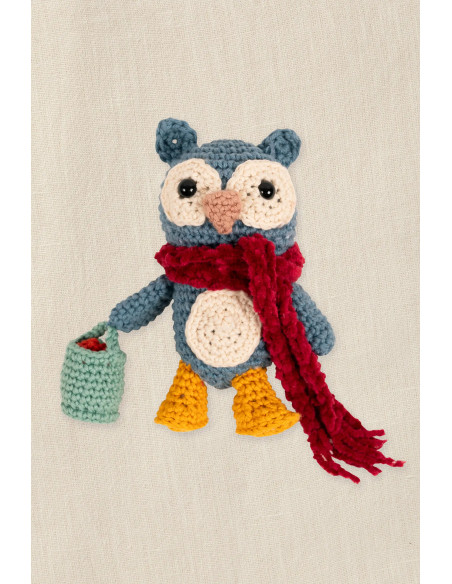 Kit amigurumi - Coruja na horta