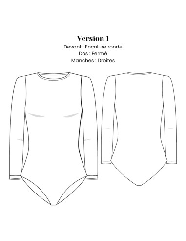 Molde de body - Sora - Lise Tailor