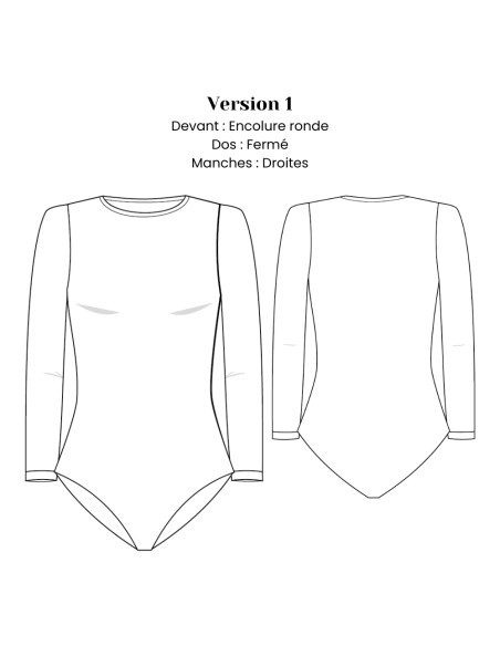 Molde de body - Sora - Lise Tailor
