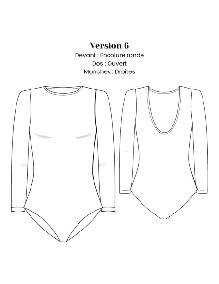Molde de body - Sora - Lise Tailor