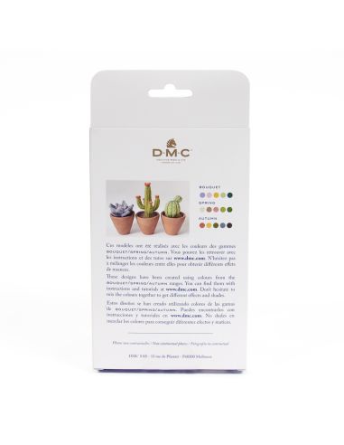Conjunto de 5 lãs cardadas para feltrar DMC - Bouquet