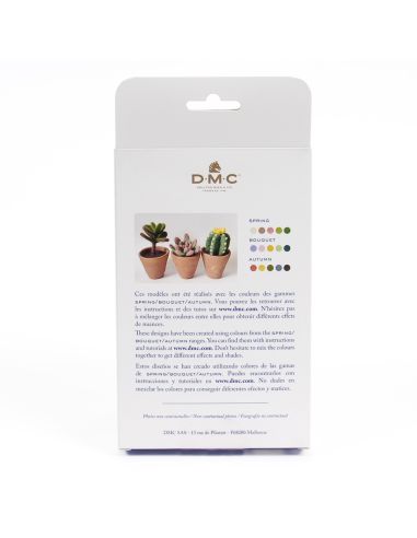 Pack de 5 lãs cardadas para feltrar DMC - Spring