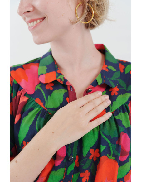 Tecido viscose La Roseraie - Lise Tailor