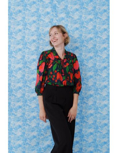 Tecido viscose La Roseraie - Lise Tailor