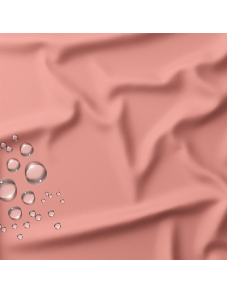 Tecido de lona impermeável para capa de chuva - Chá rosa