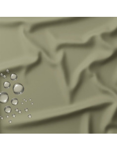 Tecido de lona impermeável para capa de chuva - Cáqui