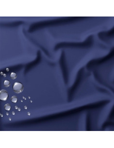 Tecido de lona impermeável para capa de chuva - Azul marinho
