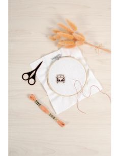 Conjunto de tesouras e ímã de agulhas de viagem DMC - Preto 2