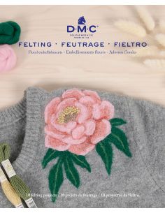 Catálogo de feltragem DMC - Enfeites floridos