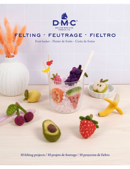 Catálogo de feltragem DMC - Cesta de frutas