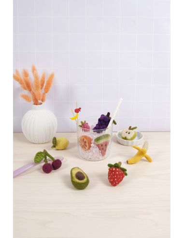 Catálogo de feltragem DMC - Cesta de frutas