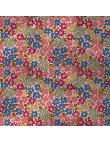 Tecido gaze dupla estampado - Gladys