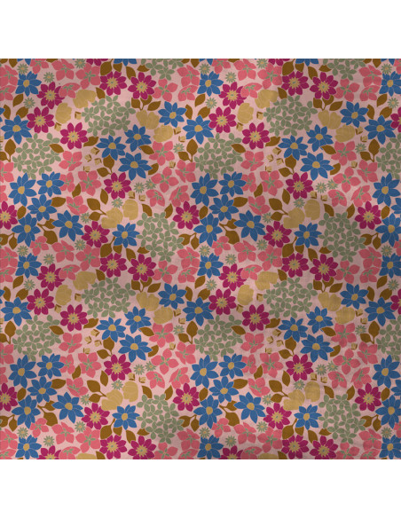 Tecido gaze dupla estampado - Gladys