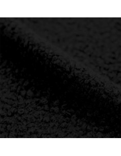 Tecido de pele encaracolada - Preto
