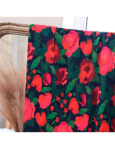 Tecido viscose La Roseraie - Lise Tailor