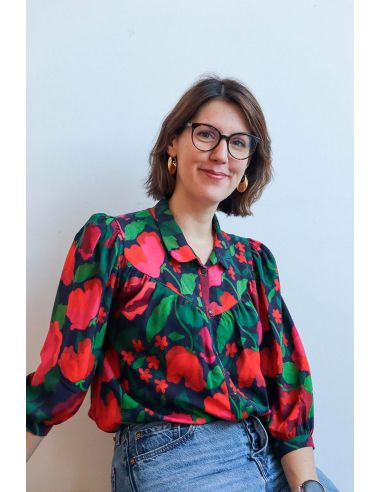 Tecido viscose La Roseraie - Lise Tailor