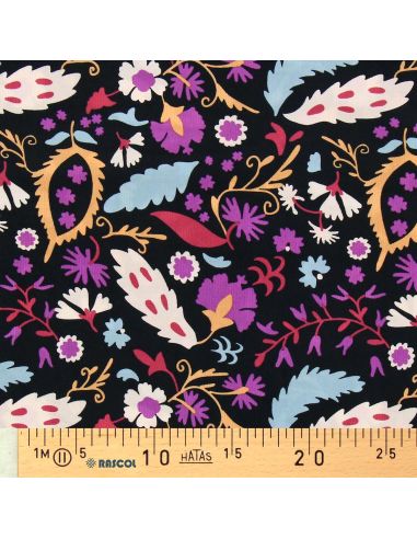 Tecido veludo estampado - Alio